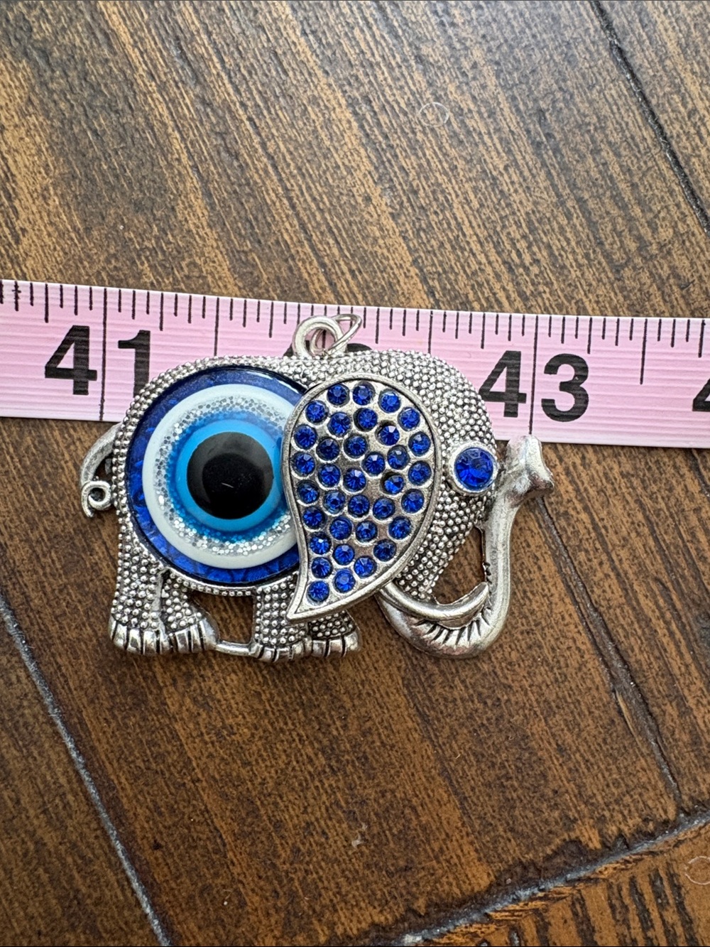 Turkish Evil Eye Elephant Charm - Picture 4 of 4